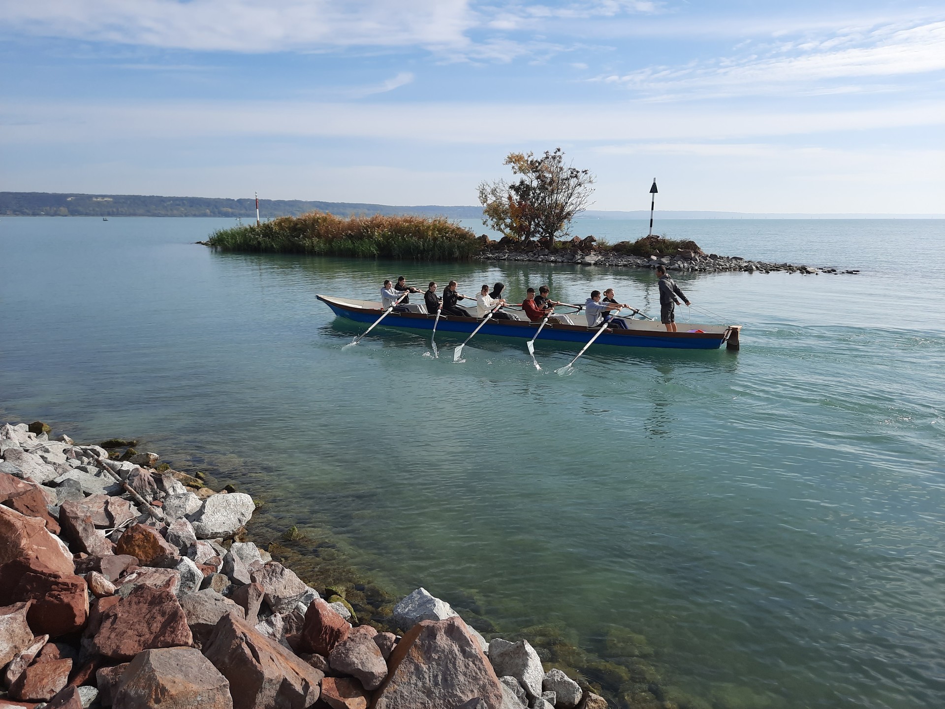 Balatoni testnevelés óra a Vetési Albert Gimnáziumban