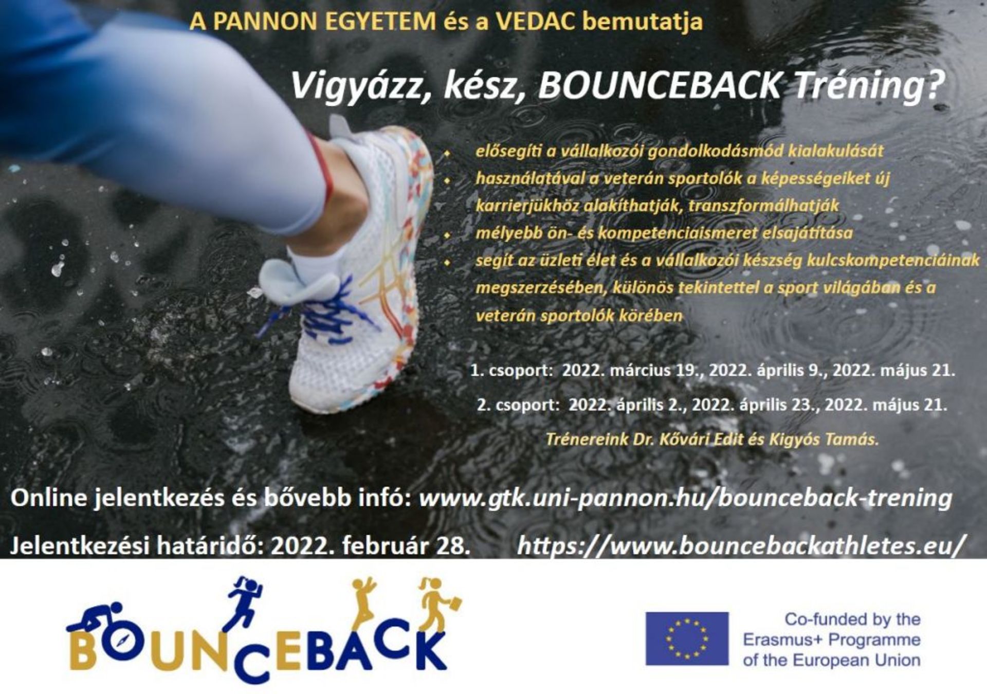 BOUNCEBACK Tréning indul