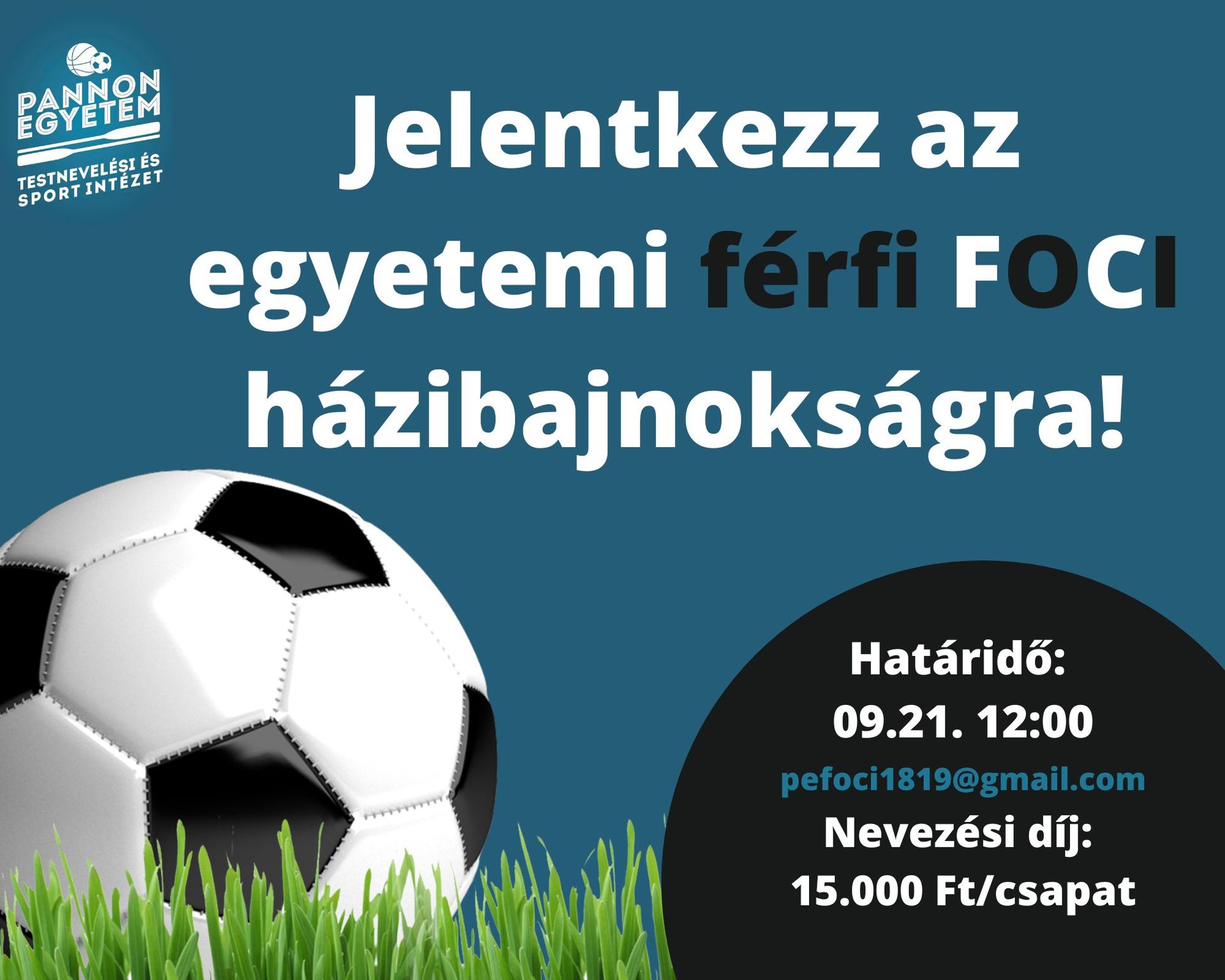 FUTSAL házibajnokság 2022/2023 I félév indul