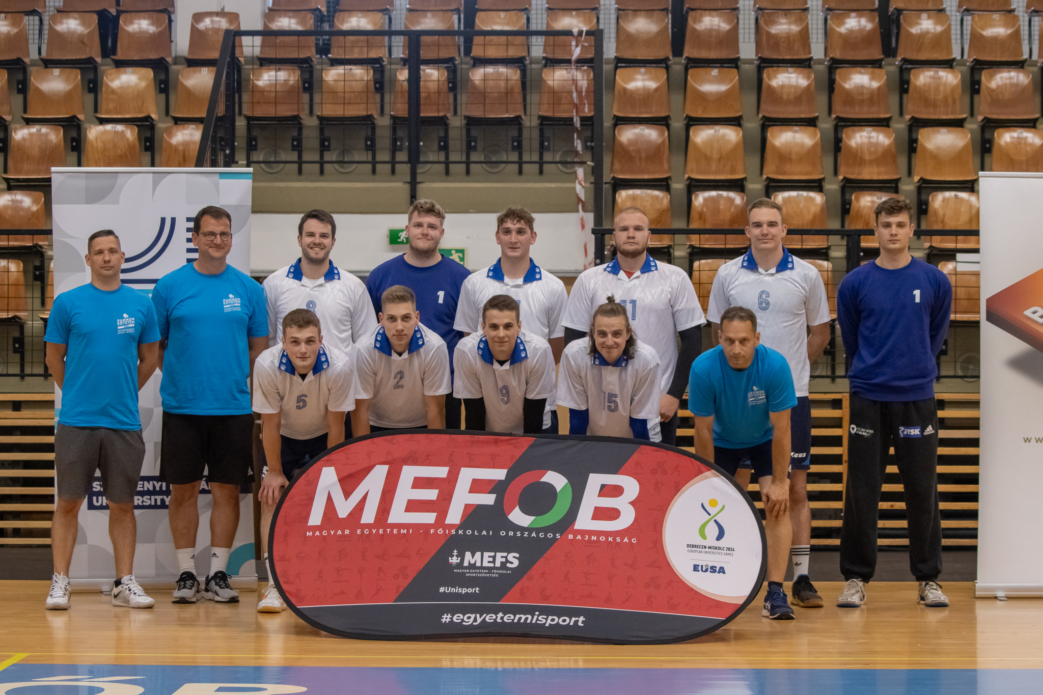 A Pannon Egyetem férfi kézilabda MEFOB csapata sporttörténelmet írt!