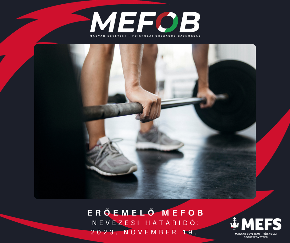 Eroemelo MEFOB Jelentkezési határidő FB