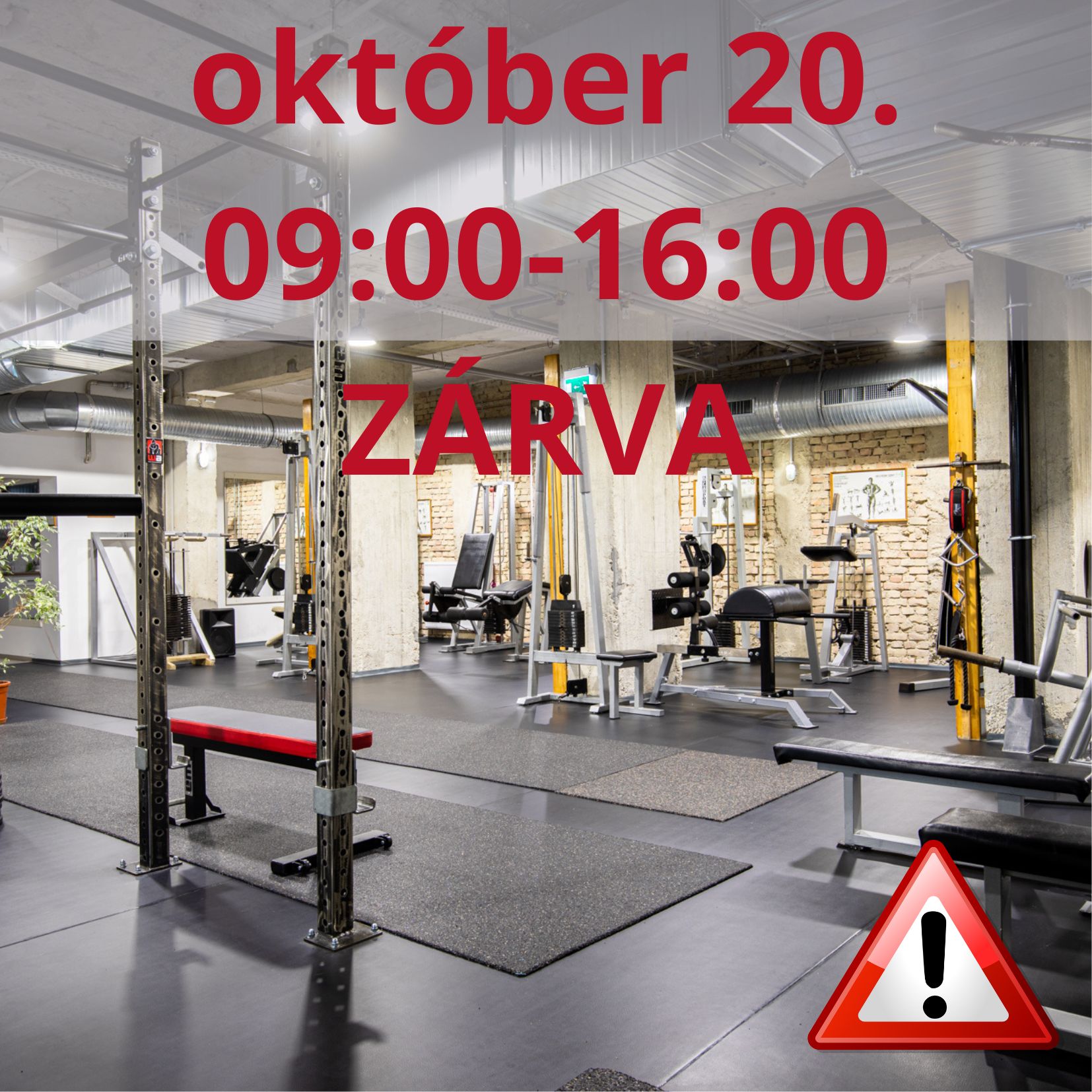 OKTÓBER 20 NYITVATARTÁS VÁLTOZÁS