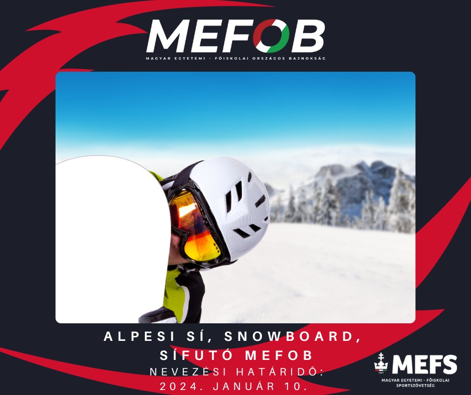 Alpesi sí, Snowboard, Sífutó MEFOB 2024. és bulisítábor