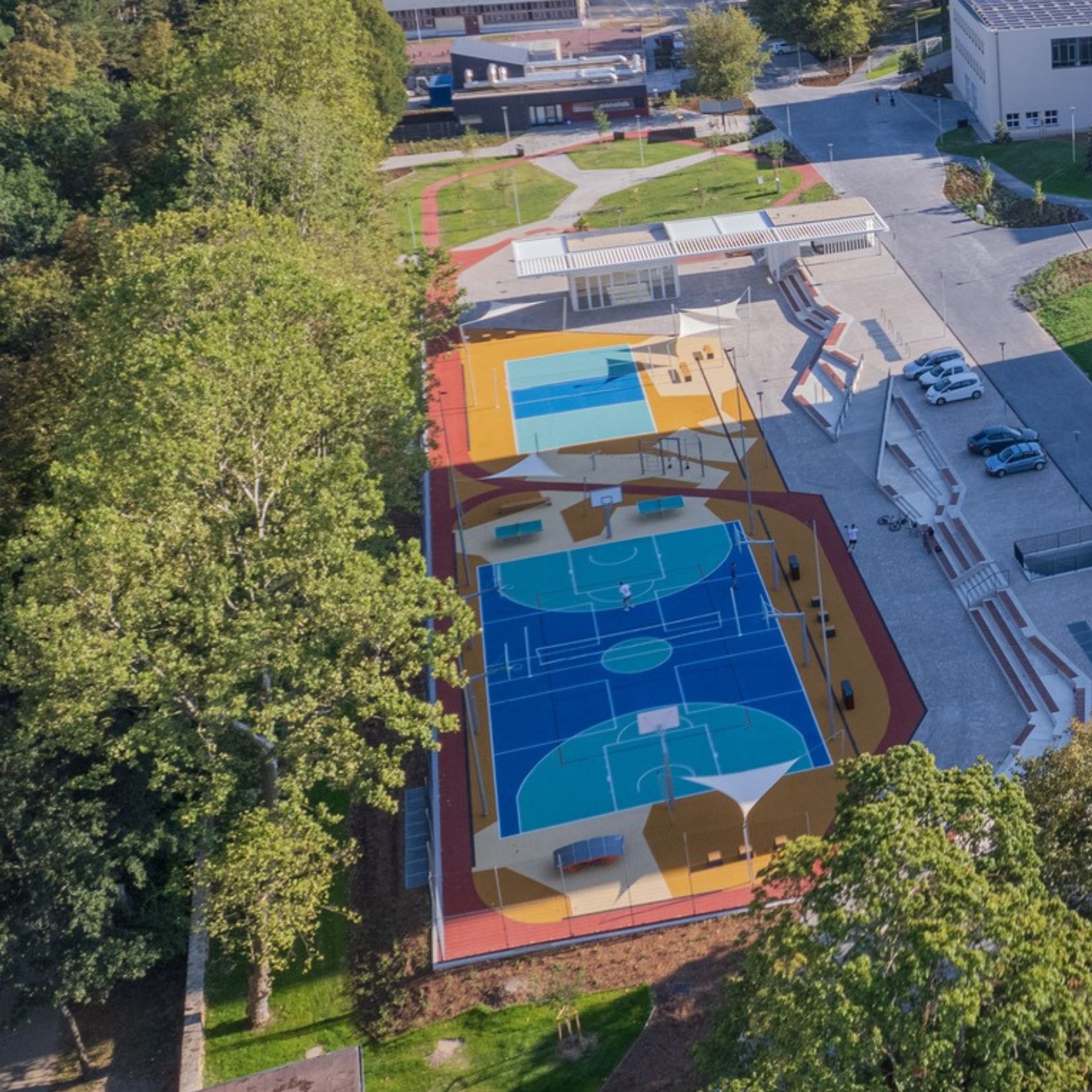 Szabadtéri rekortán sportpályák