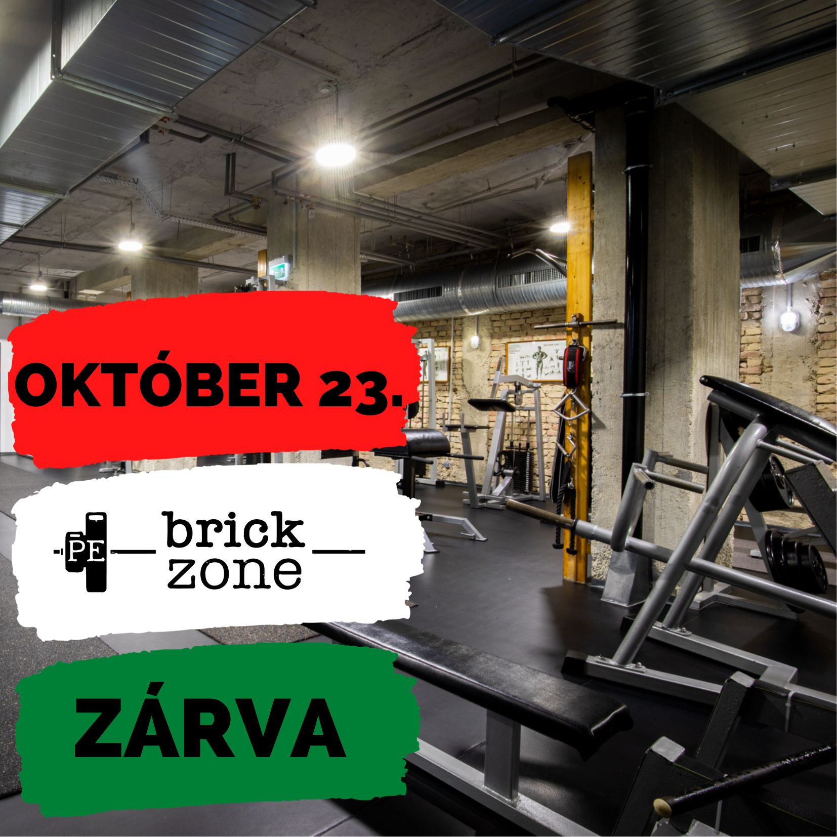 Október 23. zárvatartás