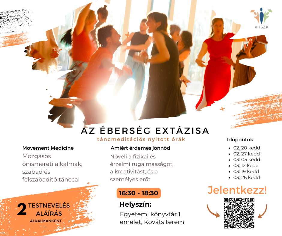 AZ ÉBERSÉG EXTÁZISA – táncmeditációs nyitott órák mindenkinek