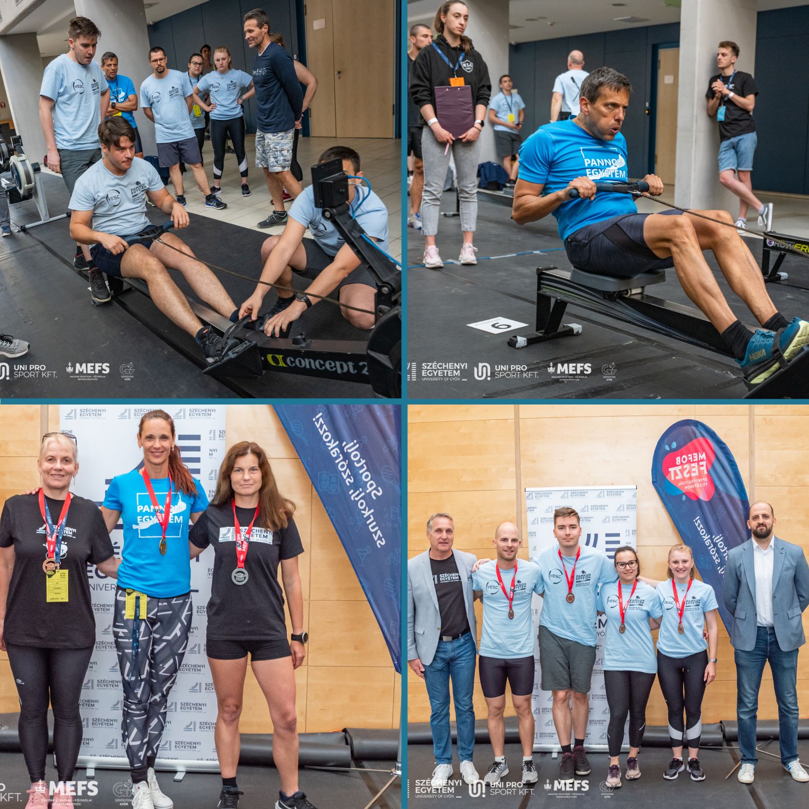MEFOB Feszt Evező Ergométeres verseny eredmények