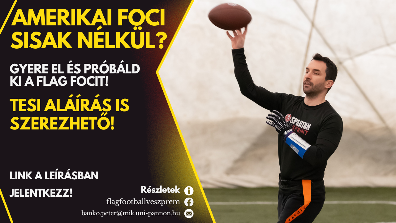 Our range of sports is about to expand: FLAGFOOTBALL