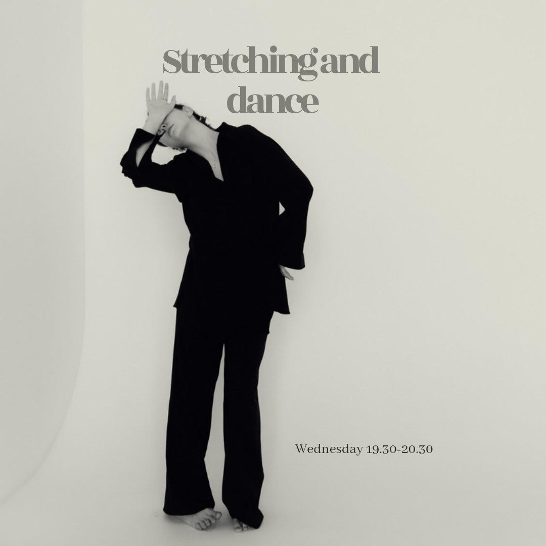 Stretching and contemporary dance