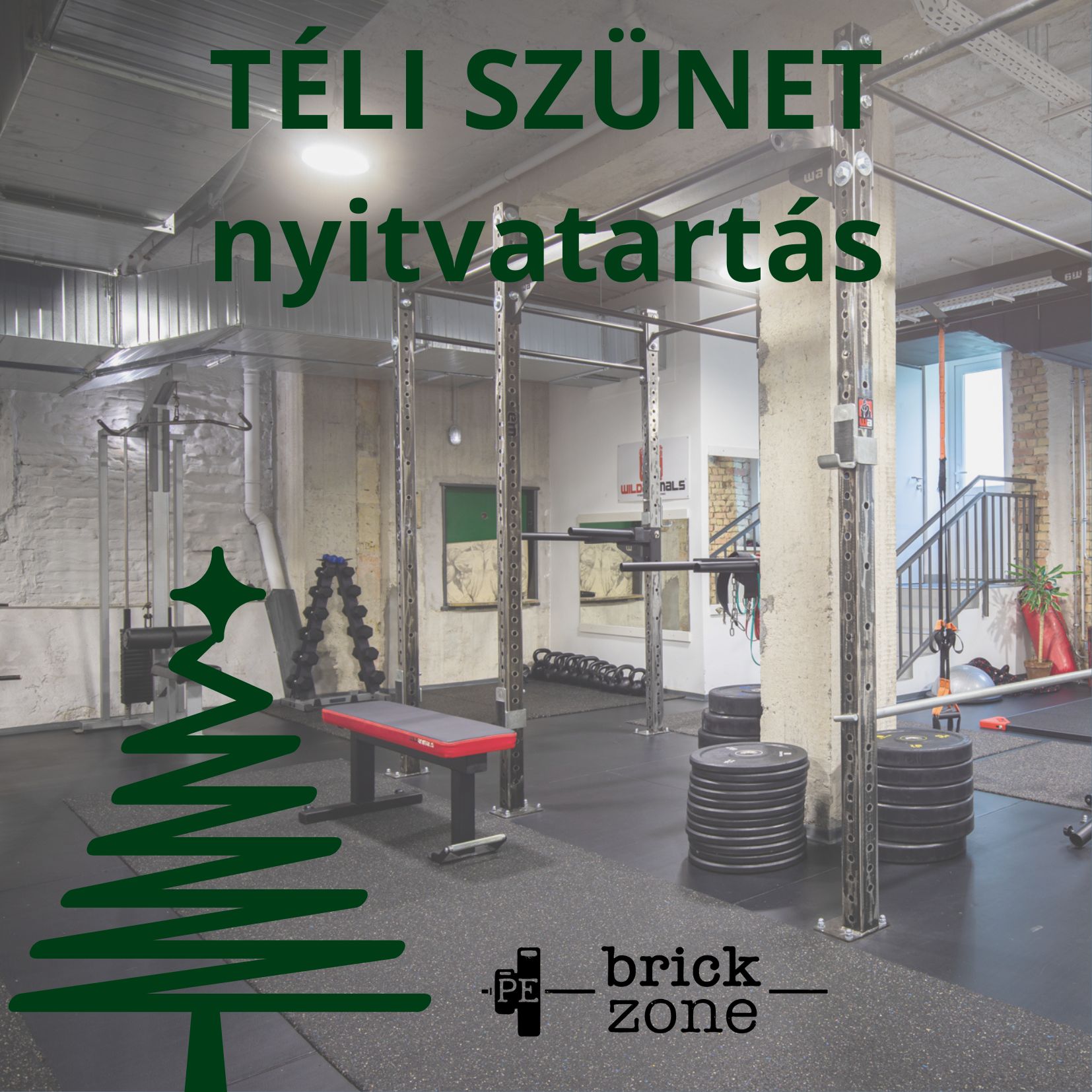 Ünnepi nyitva tartás – BrickZone egyetemi konditerem