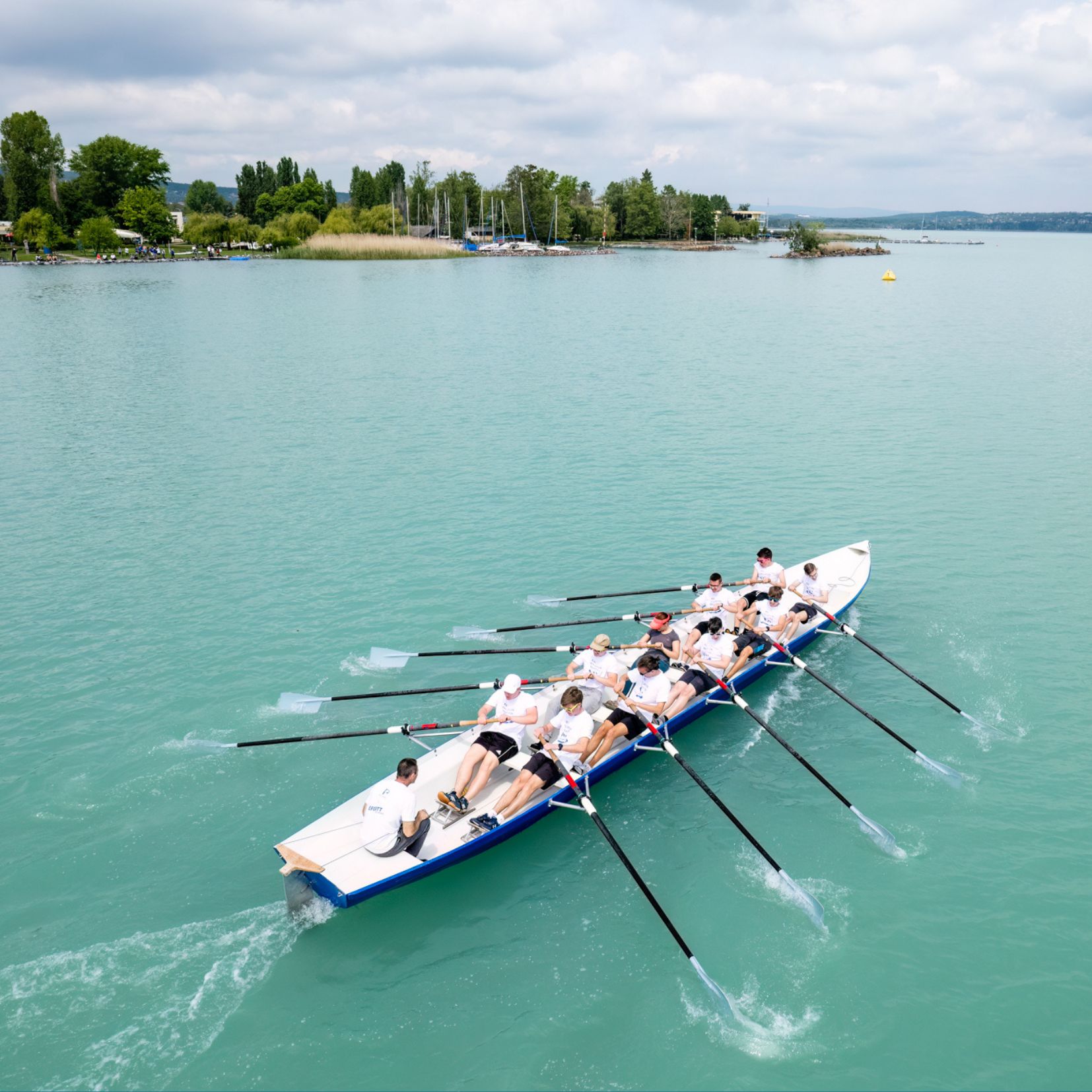 New rowing training times on Lake Balaton