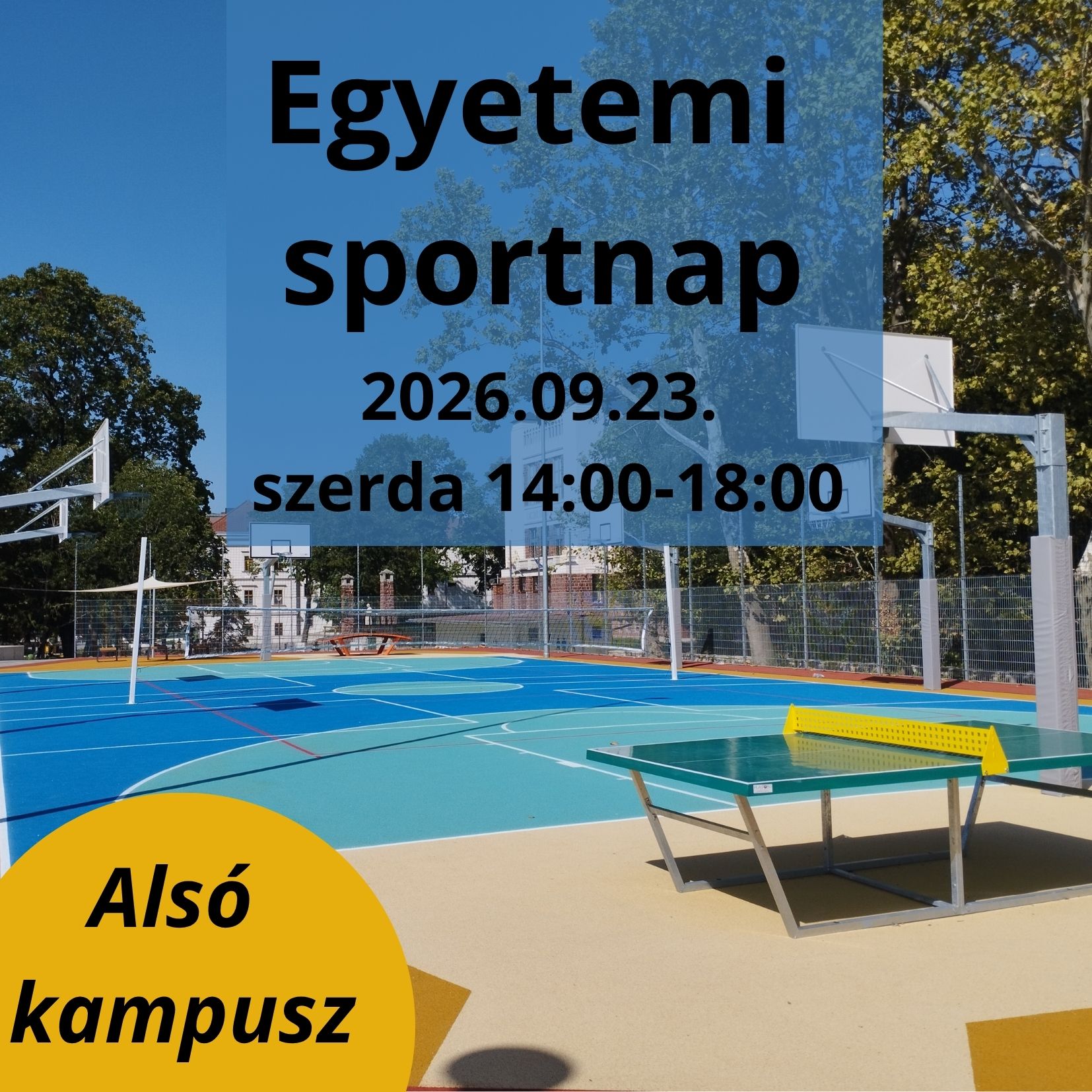 Egyetemi Sportnap 2026