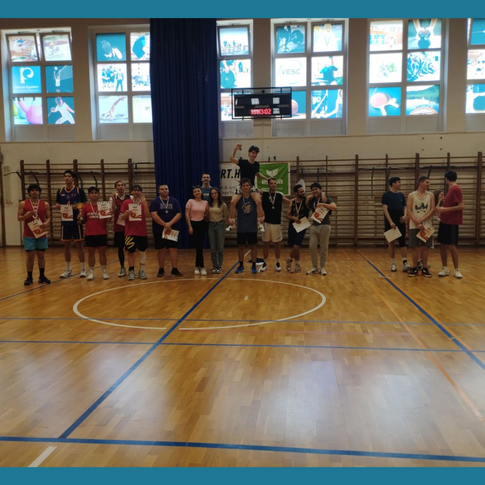 Streetball Egyetemi Házibajnokság eredmények 