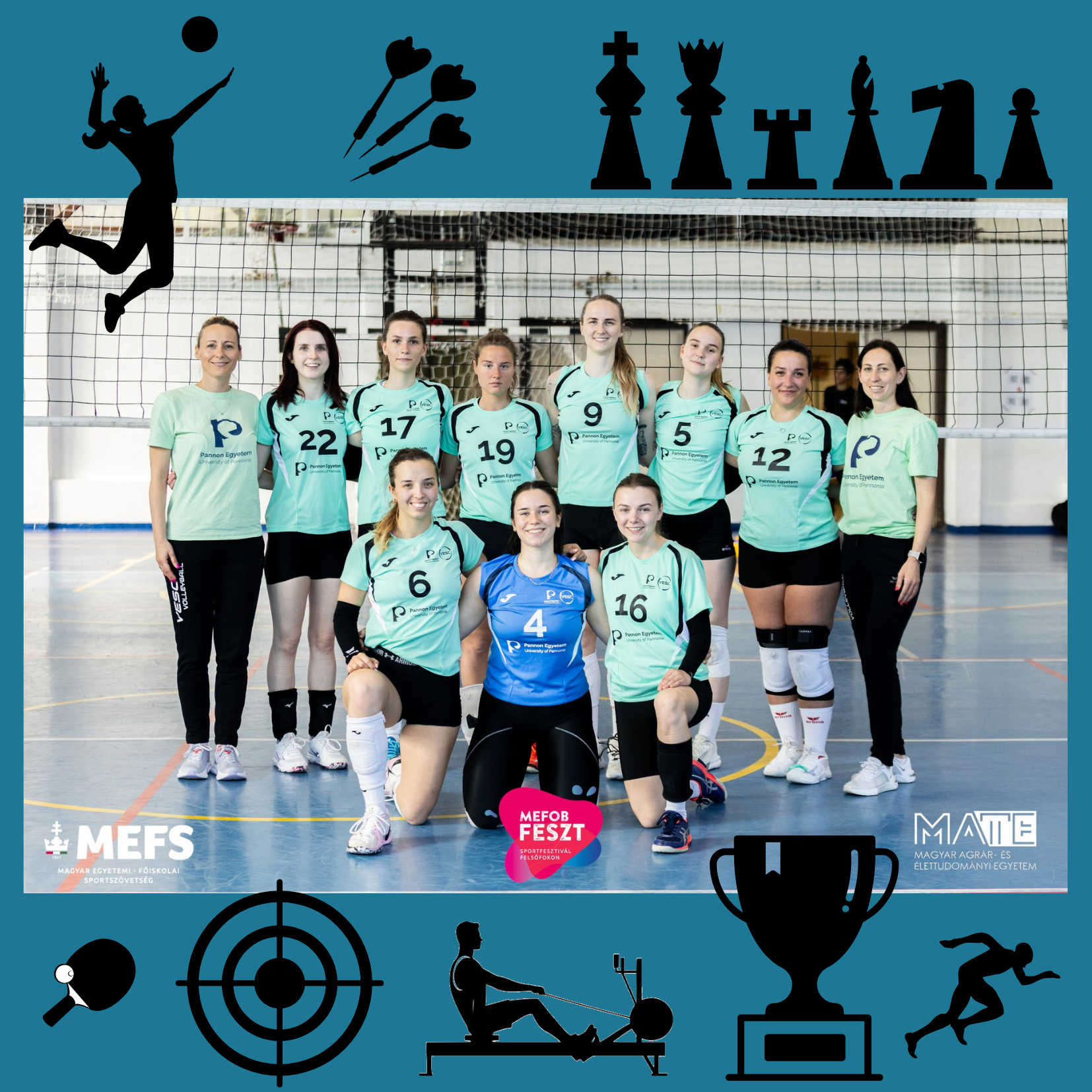 2026 MEFOB FESZT – Röplabda, Sportlövészet, Asztalitenisz, Sakk – PE eredmények🏐🔫🏓♟️